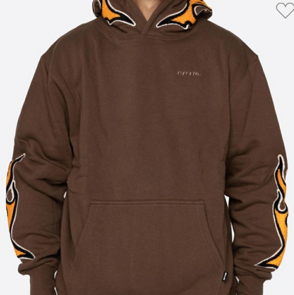 Brown NU Flame Pullover - Picture 1 of 2